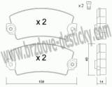 BRZDOV DESTIKY - PEDN RENAULT ALPINE         1973-95 - kliknte pro vt nhled