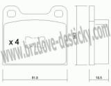 BRZDOV DESTIKY - PEDN VOLKSWAGEN JETTA (16)          1979-83 - kliknte pro vt nhled