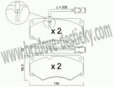 BRZDOV DESTIKY - PEDN IVECO DAILY  1981-89 - kliknte pro vt nhled