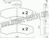 BRZDOV DESTIKY - PEDN CITROEN C25               1981-94 - kliknte pro vt nhled