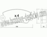 BRZDOV DESTIKY - PEDN FIAT PANDA                       1980-03 - kliknte pro vt nhled