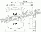 BRZDOV DESTIKY - ZADN RENAULT ALPINE         1973-95 - kliknte pro vt nhled