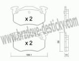 BRZDOV DESTIKY - ZADN CITROEN SAXO               1996- - kliknte pro vt nhled