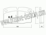 BRZDOV DESTIKY - PEDN OPEL OMEGA A      1986-94 - kliknte pro vt nhled