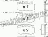 BRZDOV DESTIKY - PEDN CITROEN ZX                 1991-97 - kliknte pro vt nhled