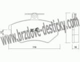 BRZDOV DESTIKY - PEDN SEAT CORDOBA    1993-99 - kliknte pro vt nhled