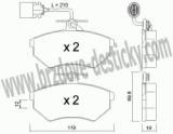 BRZDOV DESTIKY - PEDN VOLKSWAGEN GOLF Variant III    1993-99 - kliknte pro vt nhled