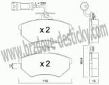 BRZDOV DESTIKY - PEDN VOLKSWAGEN CORRADO             1987-96 - kliknte pro vt nhled