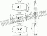 BRZDOV DESTIKY - PEDN FIAT CROMA                       1985-96 - kliknte pro vt nhled