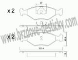 BRZDOV DESTIKY - PEDN FIAT FIORINO          1978-00 - kliknte pro vt nhled