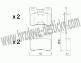 BRZDOV DESTIKY - PEDN PEUGEOT 106      /1996- - kliknte pro vt nhled