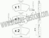 BRZDOV DESTIKY - PEDN RENAULT ESPACE II      1991-97 - kliknte pro vt nhled