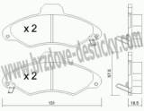 BRZDOV DESTIKY - PEDN FORD ESCORT                1990-03 - kliknte pro vt nhled