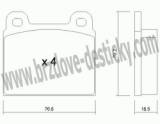 BRZDOV DESTIKY - PEDN VOLKSWAGEN TRANSPORTER (T3)  1979-85 - kliknte pro vt nhled