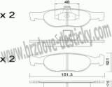 BRZDOV DESTIKY - PEDN FIAT PUNTO  /188/                 1999-03 - kliknte pro vt nhled