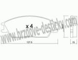 BRZDOV DESTIKY - PEDN HYUNDAI PONY               1979-95 - kliknte pro vt nhled