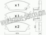 BRZDOV DESTIKY - PEDN HYUNDAI S COUPE (SLC)     1990-96 - kliknte pro vt nhled