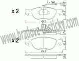 BRZDOV DESTIKY - PEDN ALFA ROMEO 146                   /1994-00 - kliknte pro vt nhled