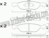 BRZDOV DESTIKY - PEDN FIAT PUNTO  /188/                 2003-06 - kliknte pro vt nhled