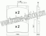 BRZDOV DESTIKY - PEDN RENAULT MASTER                 1980-97 - kliknte pro vt nhled