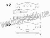 BRZDOV DESTIKY - PEDN FORD ESCORT                1990-03 - kliknte pro vt nhled