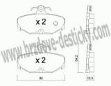 BRZDOV DESTIKY - ZADN FORD ESCORT                1990-03 - kliknte pro vt nhled