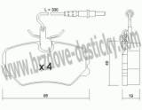 BRZDOV DESTIKY - PEDN CITROEN ZX                 1991-97 - kliknte pro vt nhled