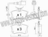 BRZDOV DESTIKY - ZADN SKODA FABIA     1999- - kliknte pro vt nhled