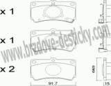 BRZDOV DESTIKY - PEDN MAZDA 323 (BF)                1985-89 - kliknte pro vt nhled