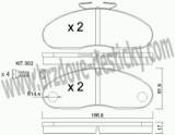 BRZDOV DESTIKY - PEDN NISSAN TRADE                1984-99 - kliknte pro vt nhled