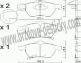 BRZDOV DESTIKY - PEDN OPEL ASTRA G      1997-04 - kliknte pro vt nhled