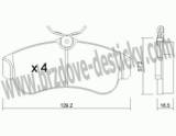 BRZDOV DESTIKY - PEDN NISSAN PRIMERA (WP11)          1996-99 - kliknte pro vt nhled