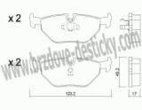 BRZDOV DESTIKY - ZADN BMW Serie 5 (E34)          1988-95 - kliknte pro vt nhled