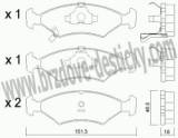 BRZDOV DESTIKY - PEDN KIA SEPHIA I      1993-00 - kliknte pro vt nhled