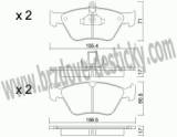 BRZDOV DESTIKY - PEDN OPEL VECTRA A     1988-95 - kliknte pro vt nhled