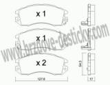 BRZDOV DESTIKY - PEDN SUBARU IMPREZA (GC-GF)    1992-00 - kliknte pro vt nhled