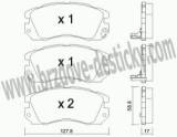 BRZDOV DESTIKY - PEDN SUBARU LEGACY (BC-BF)     1989-94 - kliknte pro vt nhled