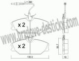 BRZDOV DESTIKY - PEDN RENAULT MEGANE Scenic  1996-99 - kliknte pro vt nhled