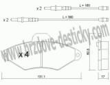 BRZDOV DESTIKY - PEDN CITROEN XANTIA             1993-03 - kliknte pro vt nhled