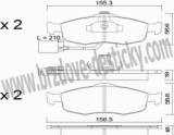 BRZDOV DESTIKY - PEDN FORD SCORPIO               1992-98 - kliknte pro vt nhled