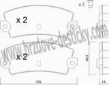 BRZDOV DESTIKY - ZADN RENAULT ESPACE I       1984-91 - kliknte pro vt nhled