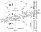 BRZDOV DESTIKY - PEDN TOYOTA CAMRY (V10)                  1991-96 - kliknte pro vt nhled