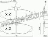 BRZDOV DESTIKY - PEDN PEUGEOT BOXER    1994-02 - kliknte pro vt nhled