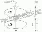 BRZDOV DESTIKY - PEDN PEUGEOT BOXER    1994-02 - kliknte pro vt nhled