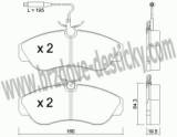 BRZDOV DESTIKY - PEDN PEUGEOT BOXER    1994-02 - kliknte pro vt nhled