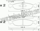 BRZDOV DESTIKY - PEDN PEUGEOT 306     / 1993-97 - kliknte pro vt nhled