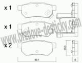 BRZDOV DESTIKY - ZADN ROVER 45          2000- - kliknte pro vt nhled