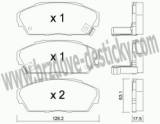 BRZDOV DESTIKY - PEDN HONDA ACCORD III (CA-CA)      1985-89 - kliknte pro vt nhled