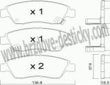 BRZDOV DESTIKY - PEDN HONDA CIVIC V (EG-EK)         1995-01 - kliknte pro vt nhled