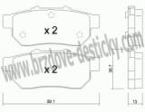 BRZDOV DESTIKY - ZADN HONDA CIVIC V (EG-EK)         1995-01 - kliknte pro vt nhled